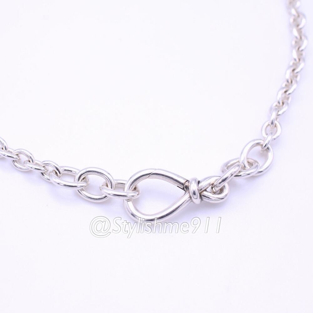Authentic PANDORA Chunky Infinity Knot Necklace - Picture 3 of 7